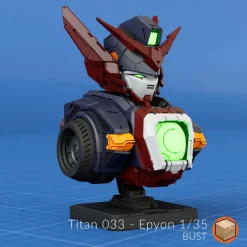 + 1/35 Titan 33 Bust [Epyon]