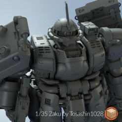 + 1/35 Titan 06 Zaku by Tosashin1028