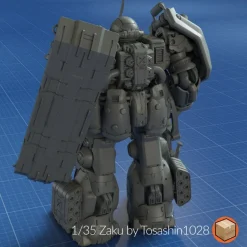+ 1/35 Titan 06 Zaku by Tosashin1028