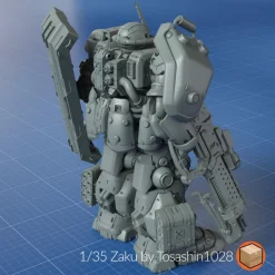 + 1/35 Titan 06 Zaku by Tosashin1028