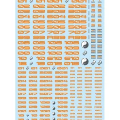 TR Decal 3 Number - Gold