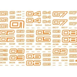 TR Decal 02 Number - White