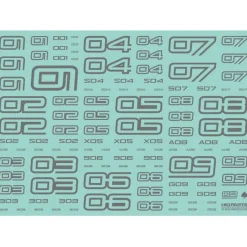 TR Decal 02 Number - White