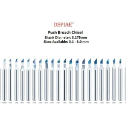 Tungsten Steel Push Broach Chisel - 0.1mm