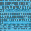 Universal Alphabet - Water Decal White