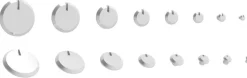 US Rivet (10pcs) - 1.0mm
