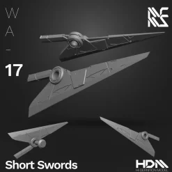 WA-17 1/144 Dual Short Swords