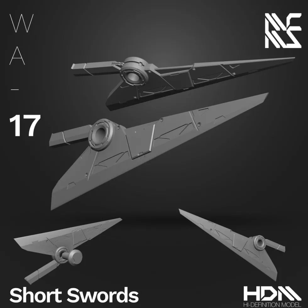 WA-17 1/144 Dual Short Swords