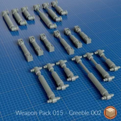 + Weapon Pack 015 Greeble 002