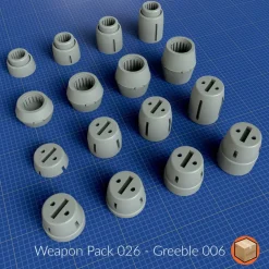 + Weapon Pack 026 Greeble 006