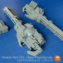 + Weapon Pack 023 Hyper Mega Bazooka