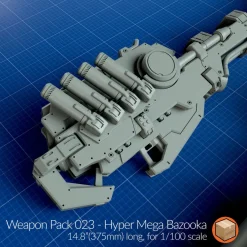 + Weapon Pack 023 Hyper Mega Bazooka
