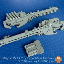 + Weapon Pack 023 Hyper Mega Bazooka