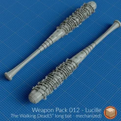 + Weapon Pack 012 Lucille The Walking Dead