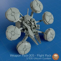 + Weapon Pack 005 Unicorn Jetpack