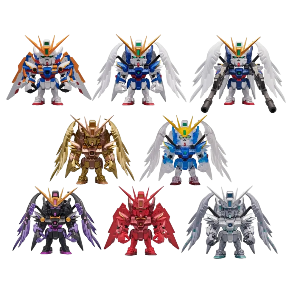 Wing Gundam Zero (EW) QMSV Mini Gundam Box of 8 Random Figures