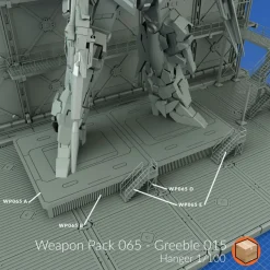 + WP065 - Greeble 015 1/100 Hangar