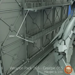 + WP065 - Greeble 015 1/100 Hangar