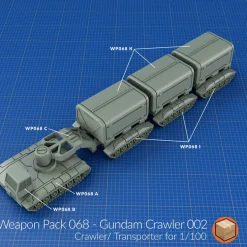 + WP068 - Gundam Crawler 002 1/100
