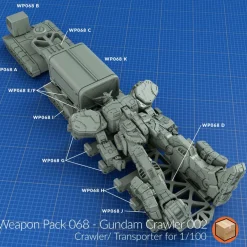 + WP068 - Gundam Crawler 002 1/100
