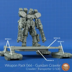 + WP066 - Gundam Crawler 001 1/100