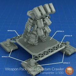 + WP066 - Gundam Crawler 001 1/100
