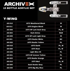 Y-Wing Paint Set (15 Bottles)