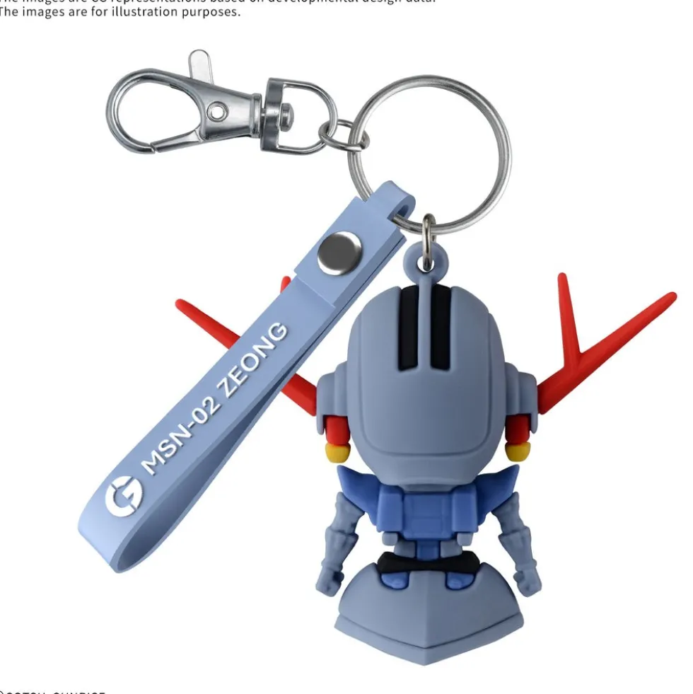 Zeopla-kun 3D Rubber Mascot Keychain